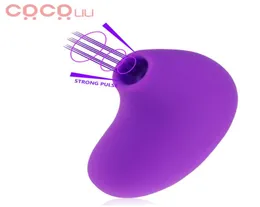Vibratore per succhiare il clitoride Mini 10 modalità Vibrazione Leccata orale Capezzolo Simulatore di clitoride Ricaricabile Giocattolo erotico per donne C025650450
