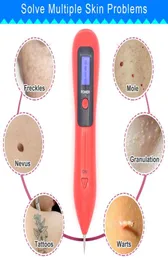 Penna per la rimozione della talpa Strumento per la rimozione del plasma della verruca Cura della pelle Pelle di mais Lentiggine Tag Nevo Dark Age Spot Dispositivo elettrico per tatuaggio Set5180397