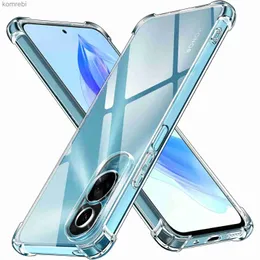 Obudowy telefonu komórkowego Luksusowe przezroczyste telefon dla honoru 90 Lite 90 Pro 90 Odporny na szok Case for Honor x8a 4G x9a x7a x6a x9 4G x8 4G x7 x6s tylny coverl240110