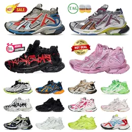 Дизайнерская обувь Track 7.0 Runners Мужская повседневная обувь Balencaigaitiess trip s Platform Brand Transmit sense мужские и женские кроссовки на плоской подошве