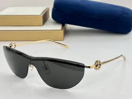 Sonnenbrillen für Männer und Frauen, Designer-Mode, 1700 Anti-Ultraviolett-Platte, luxuriöse Form, leichte ovale rahmenlose Brille, Retro-Brillen mit Box