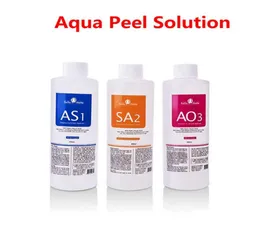Mikrodermabrazyon AS1 SA2 AO3 Aqua Peeling Çözümü Şişe başına 400ml Normal cilt için hidrafasiyal serum