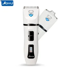 Joyu Dog Clipper Pet Electric Hair Clippers Grooming Haircut Trimmer Shaver Set Pets Cordless Rechargeble Professional Low Noice