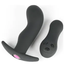 Silicone Vibrant Butt Plug Télécommande Anal Plug Prostata Masseur Buttplug Anal Gode 10 Vitesses De Vibration Pour Femmes Hommes Y1907113709