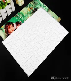 A4 Submation Blank Puzzle 120pcs DIY Craft Heat Press Transfer Crafts Jigsaw Puzzle White في Stock8285474
