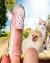 Escova de dedo macia para animais de estimação escova de dentes de pelúcia cão mais mau hálito cuidados dentários tártaro cão gato limpeza suprimentos para animais de estimação escova de dentes para cães wxy1044887747