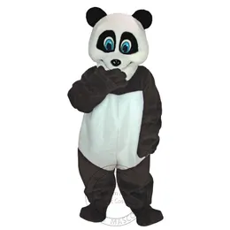 Halloween Super Cute Blue Eyed Panda Mascot Costum for Party Cartoon Posta