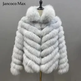 Jackets 2022 New Designer Style Women Real Fox Fur Coats Winter Thick Warm Reversible Coat Double Side Jacket Natural Fur S4829