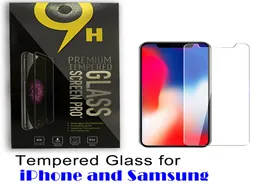 Прозрачное закаленное стекло с защитой от царапин для iPhone 12 11 Pro Max XS XR 78 Plus Samsung1461527