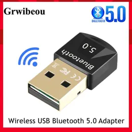 Luidsprekers USB draadloze adapter Bluetooth Dongle USB-ontvanger Zender USB Bluetooth-adapter 5.0 voor hoofdtelefoon Luidspreker Pc Computer Laptop