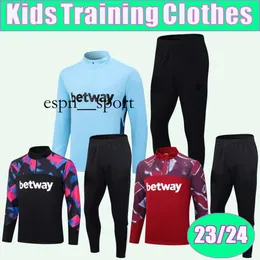 ESPNSPORT 23 24 L. Paqueta Antonio Training Wear Kids Kit Soccer Jerseys Johnson Scaca ings