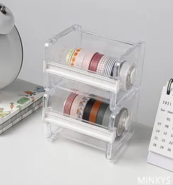 Washi Masking Tape Cutter Machine 2 i 1 Tejp Storage Box Kawaii School Stationery9426861