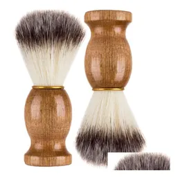 Outro jardim doméstico 500 pcs vintage puro texugo remoção de cabelo barba escova de barbear para homens ferramentas de barbear cosmético sn2193 entrega de gota dhfzm