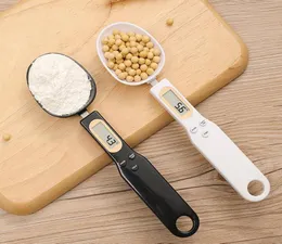 500g Digital Measuring Spoon Kitchen Electronic Food Flour Scale Tool 01g001oz Precise for Milk Coffee Tea with LCD Display9847103