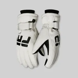 JSJM лыжные перчатки для мужчин и женщин теплые спортивные на открытом воздухе холодостойкие водонепроницаемые перчатки для сноуборда ультра-толстые перчатки унисекс 240109