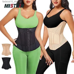 Waist Tummy Shaper MISTHIN Hourglass Corset Trimmer Shaper Belt For Women Weight Loss Belly Band Sports Girdle Trainning Girl Wedding Dress Q240110