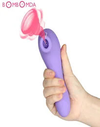 Wiederaufladbare weibliche Nippel Klitoris Sauger Vibrator Sex Vagina Zunge Vibratoren USB G-Punkt Massagegerät Erwachsene Sexspielzeug für Frauen Spielzeug S4415644