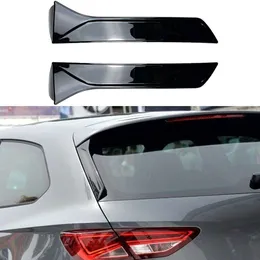 New 2pcs Car Window Trim Lip Spoiler For Seat Leon 5F FR Mk3 MK3.5 Rear Roof Wing Side Edge Tail Flap Rear Vertical spoiler