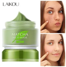 Laikou Deep Clean Matcha Грязевая маска для очищения кожи Ance Удаление черных точек Зеленый чай Очищающая глиняная маска для лица 6 шт.8437688