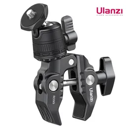 Штативы Ulanzi R099 Super Clamp с мини-шаровой головкой на 360°, быстроразъемный зажим, кронштейн, крепление для штатива, винтовой зажим 1/4 для цифровой зеркальной камеры Gopro