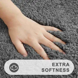 Carpets Olanly Soft Bathroom Plush Rug Absorbent Quick Dry Bath Mat Shower Pad Floor Protector Decor Non-Slip Living Room Bedroom Carpet