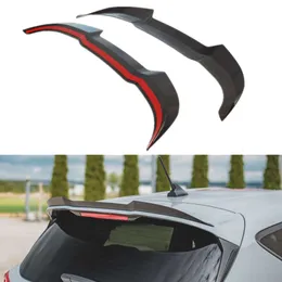 New For Ford Fiesta ST MK8 Car Trunk Spoiler ABS Auto Rear Trunk Wing Accessories Spoiler 2018 2019-2021 Gloss Black / Carbon Look