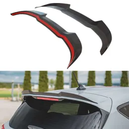 Ford Fiesta St Mk8 Otomobil Trunk Spoiler Abs Abs Auto Arka Bagaj Kanat Aksesuarları Spoiler 2018 2019-2021 Parlak Siyah / Karbon Görünüm