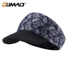 Caps Skull Sports Caps Soft Brim Sun Visor Running Cap Summer Tennis Tennis فارغة أعلى قبعة ركوب الدراجات.