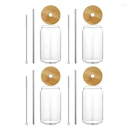 Weingläser, nordisches einfaches transparentes Glas, Tasse, Kaffee, Milch, Bier, Cola, Saft, kaltes Getränk, Set, handgefertigt, 15 x 8 cm, langlebig