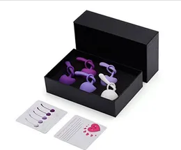 Kegel Balls Vibratore Esercizio Palla vaginale Stringere Aiuto Amore Geisha Ben Wa Balls per donna 5 pzset Progressivi Giocattoli del sesso in silicone Y5005362