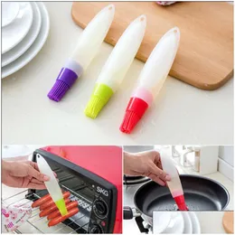 Other Kitchen Tools Baking Tool Sile Liquid Oil Pen Brush For Cake Butter Bread Pastry Barbecue Usef Drop Delivery Home Garden Dining Dhxrc