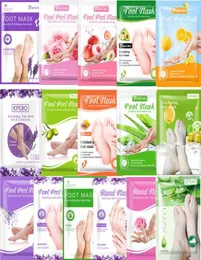 Efero esfoliante pé máscara esfoliação pés tratamento máscara cuidados com a pele peles mortas remoção meias para pedicure meia peeling máscaras6977998