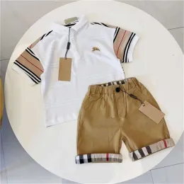 Clothes Kid Suit Baby T-shirt Polo Children's Designer Luxury Top Summer Girl Boy Clothing Shorts Sleeve T-shirt With Letters 100cm 140cm CHG2401108-6