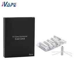 Kanger T2 코일 헤드 CC 투명 카토마 미저 코일 장치 T2 CC Clearomizer 1.8ohm 2.2ohm 2.5ohm 옵션 5pcs/pack