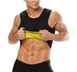 Men039s Sauna Vest Ultra Sweat Shaper Shirt thermo Neoprene Sweat Shaperwear Slimming Waist Trainer Corsets Fashion Gym wea4414768