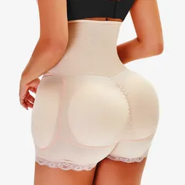 Svamp Fake Butt Lifter Sexig underkläder Hip Enhancer Padded Panty Body Shaper High midjetränare Slim Mage Control Trosies S6XL 240110