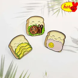 Bread Baby with Eggs Lettuce Tomato and Bacon Enamel pin Custom Dark White Brooches Bag Clothes Lapel Pin Badge Weather Jewelry