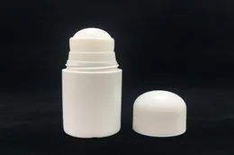 Bottiglie di plastica per deodoranti a rullo da 50 ml HDPE bianche vuote Roll On Bottle 50cc Rolon Ball Bottle Profumo Lozione Contenitore leggero5622048