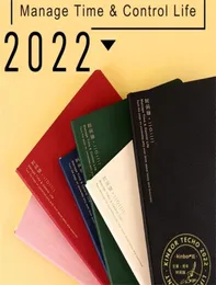 YouPin Kinbor Agenda 2022プランナーオーガナイザーA5ノートブック毎月の時間プランメモ帳日記スケジュール書籍ジャーナル文房具223638228