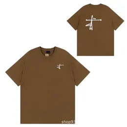 Дизайнерская мужская футболка Мужская футболка с принтом Рубашка Stussiness Модные уличные трендовые знаки для мужчин Женские рубашки Дизайнерские хлопковые топы Мужская повседневная роскошная тенденция Бренд 666