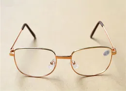 Silvergold Frame Classic Unisex billiga läsglasögon män kvinnor metall ram läsglasögon diopter 100400 50pcslot4853766