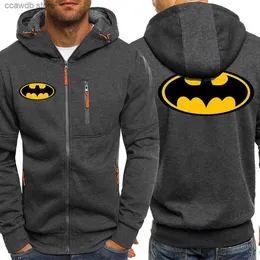 Erkek Hoodies Sweatshirts Hem dişler hem de yarasalar gibi eğlence filmi Erkek Hoodie Fashion Casual Hoody Sportswear gevşek polar zip up harajuku sweatshirt adam t240110