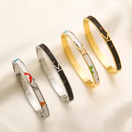 Luxo Jóias Designer Pulseiras Colorido Modelado Pulseira De Couro Artificial Homens Cuff Marca Mulheres Estreito 18k Banhado A Ouro Aço Inoxidável