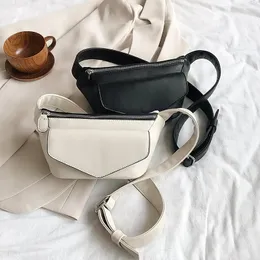 Casual Taille Taschen für Frauen Leder Schulter Tasche Reise Kleine Brust Tasche Frauen Fanny-Pack Gürtel Geldbörsen Einfarbig 240110