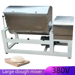 Commercial Fully Automatic Dough Mixing Machine Stainless Steel New Active Flour Kneading Machine