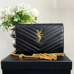 2023 Ny designer Bag Classic Vintage Bag Chain Strap Wallet Handväska Crossbody Handväska Fashionabla plånbok Messenger Women's Luxury Mini Importerad bankettväska