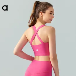 al 2024 Primavera/Estate Nuova edizione coreana Outwear Design Strap Irregolare Canotta sportiva Pilates Top da donna Abito da yoga