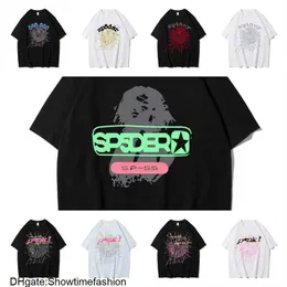 Young Thug 555 Sp5der T-shirt manica corta vintage estiva T-shirt uomo taglie forti T-shirt in cotone donna Rock HipHop Rap Top T-shirt oversize VCUU