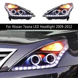 Auto Accessoires DRL Dagrijverlichting Streamer Richtingaanwijzer Voor Nissan Teana Altima LED Koplamp 09-12 Voorlamp montage