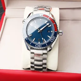 Lüks Saat Erkek Tasarımcı İzle 42mm Seramik Yüzük Otomatik Mekanik Hareket 904L Tüm Paslanmaz Çelik Erkek Business Watch Montre De Luxe Relogio